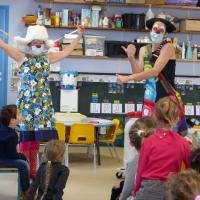 Clown en maternelle